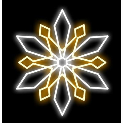 Snowflake Electric LED Lighted Window Décor