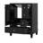 24" Bathroom Vanities Cabinet With Ceramic Sink Set Combo, Shelf, Three Drawers-1703628394