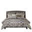 Édredon pour grand lit de 8 pièces en taupe, géométrique multicolore, damier classique, literie de luxe, bourré pour une chaleur toute l'année confortable-124544797
