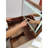 3 In 1 Walnut Vanity With Mirror And Efficient Storage System Desk Flip Top Organized Drawer
