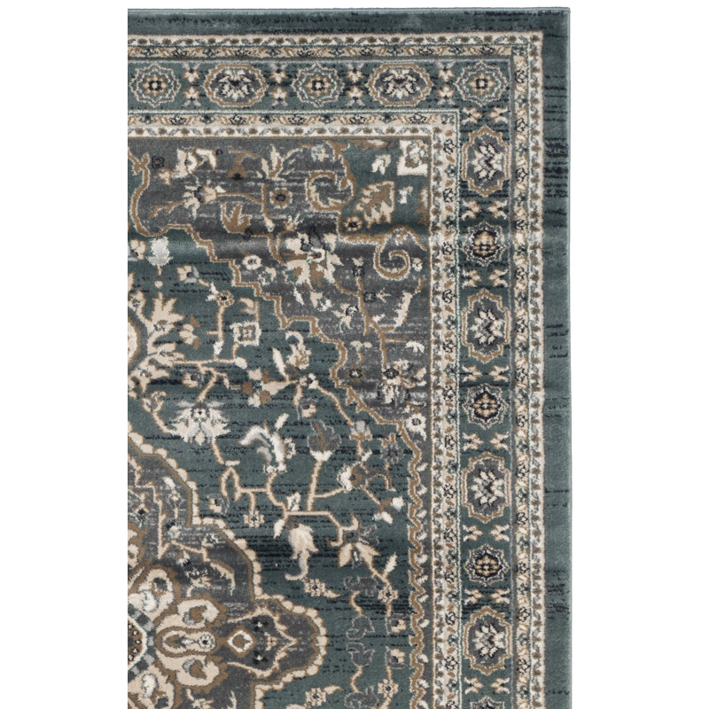 Klose Performance Oriental Rug, Rectangle 6' x 8', Cream/Beige