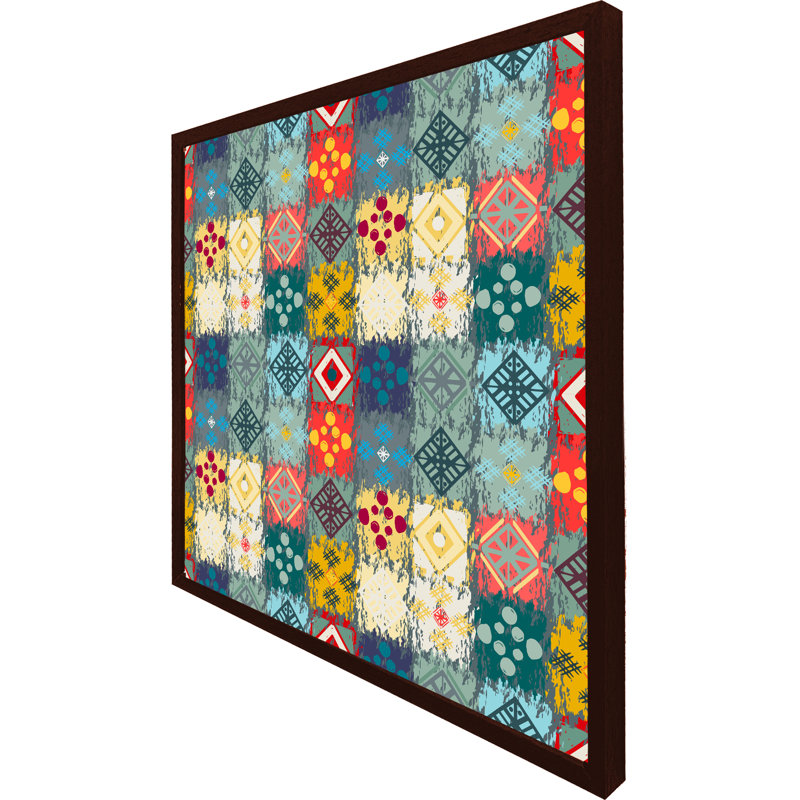 Belmaris Single Picture Frame Print, 31cm H x 31cm W x 4cm D, Brown Framed