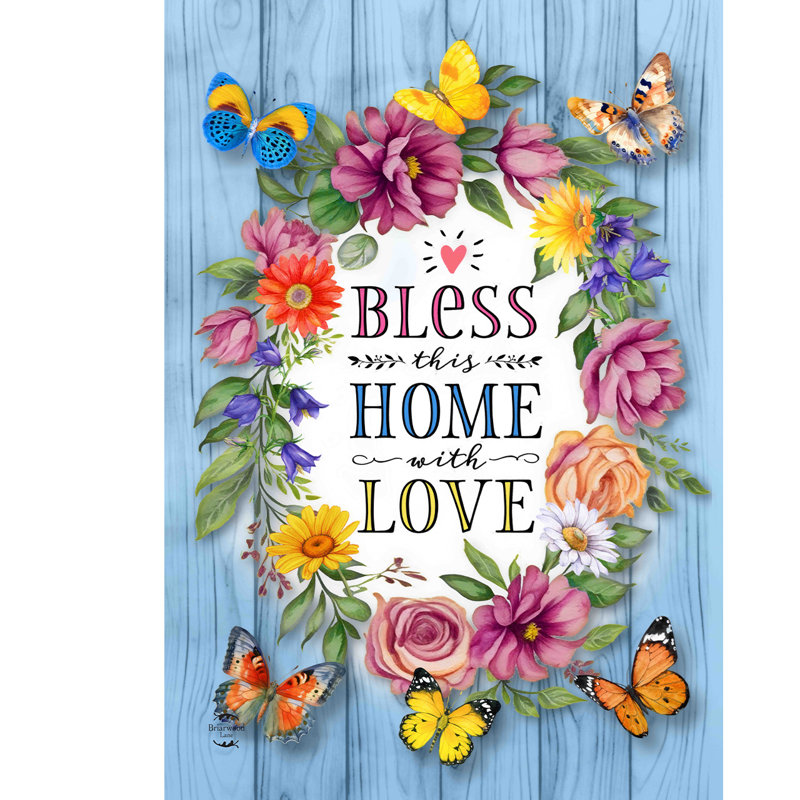 Drapeau «Bless This Home With Love House»