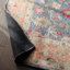 Tapis bleu / orange en laine touffeté à la main Lindsay-679981469
