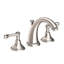 Amisa Widespread Bathroom Faucet with Drain Assembly-40525561