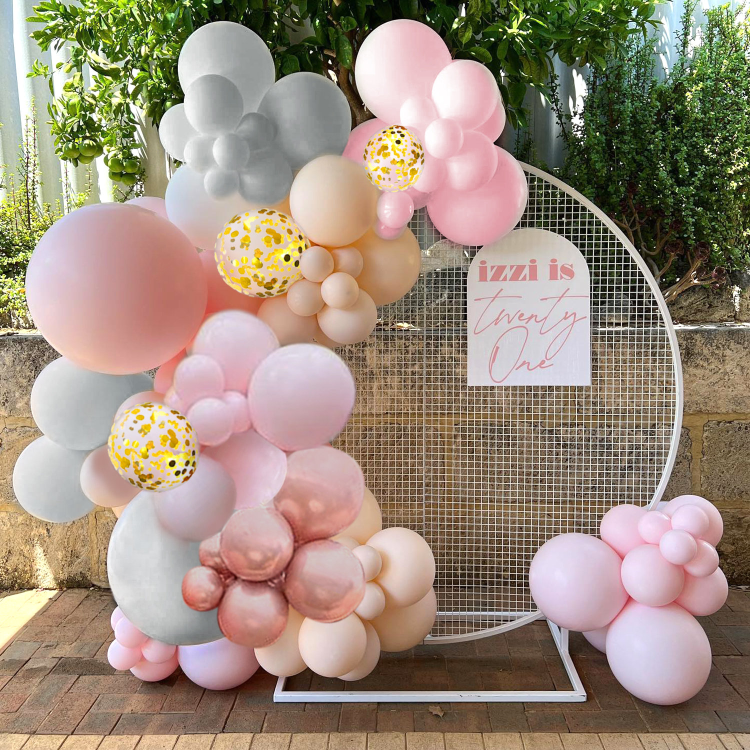 SPECOOL Pastel Balloon Arch Kit, Balloon Garland Rainbow Party