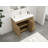 Carliss 42'' Single Bathroom Vanity with Acrylic Top-676418973-676418969