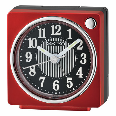 QHE197RLH Alarm Clock, Red