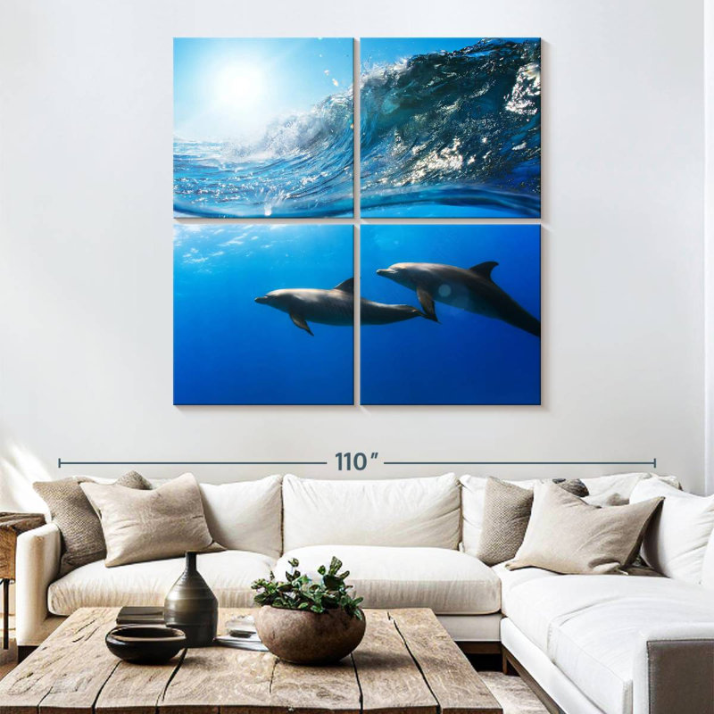 Brampt Dolphin Twosome, 74" H x 74" W