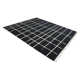 Hoxton Rectangle Geometric Hand-Knotted Cotton/Wool Area Rug in Black/White