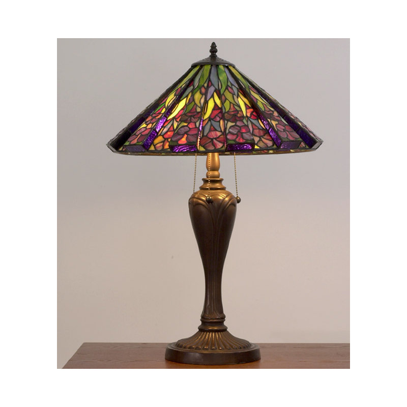 Lampe de table floral 28 po