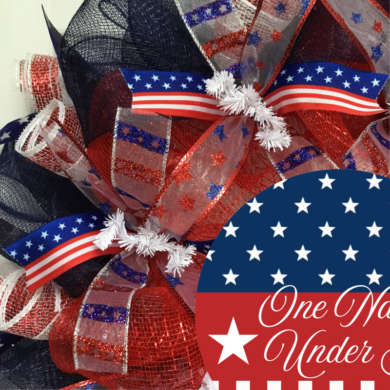 Couronne patriotique One Nation Under God Handmade