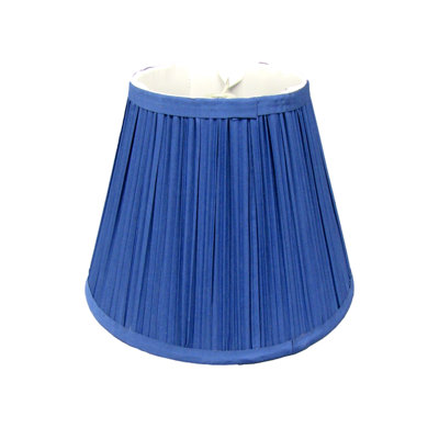 9" Navy Blue Pleated Lampshade