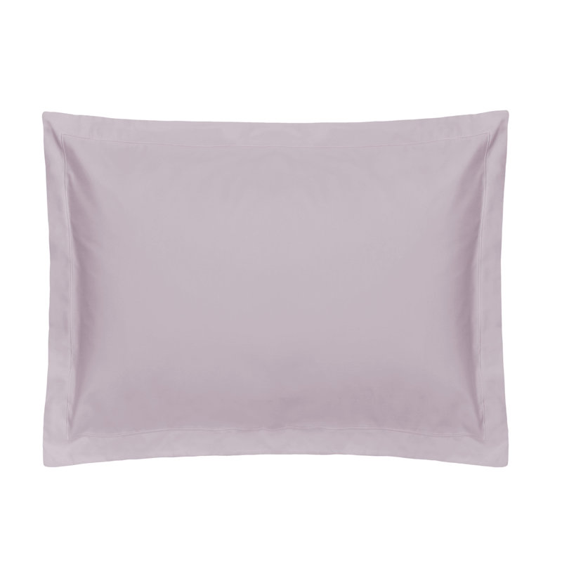 Plain Dye 400 TC Egyptian-Quality Cotton Oxford Pillowcase, 76cm H x 51cm W, Mulberry