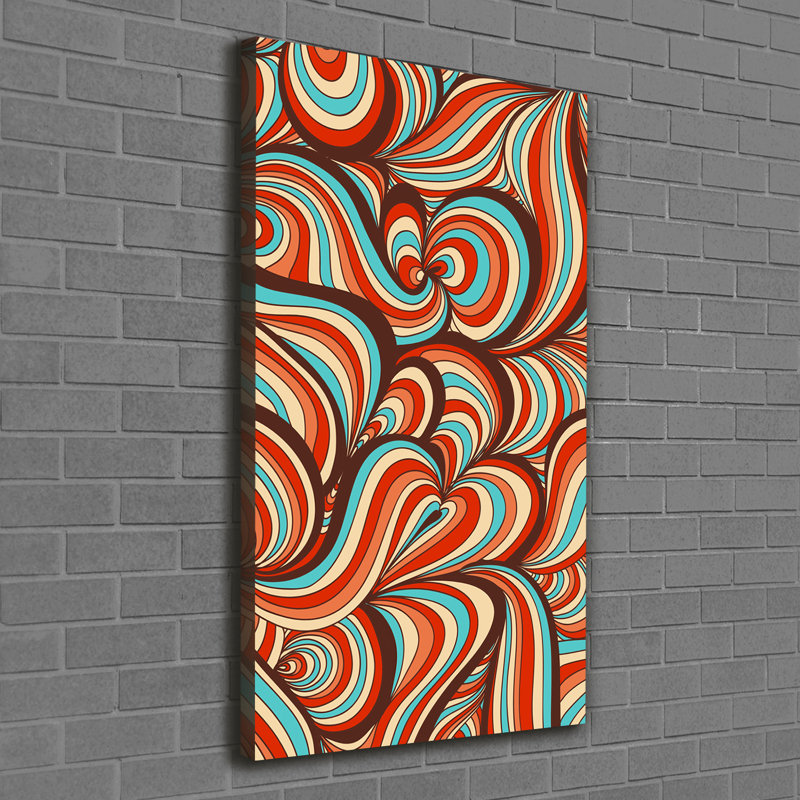 A Swirling Pattern - Wrapped Canvas Print