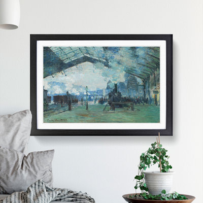 Normandy Train by Claude Monet - Picture Frame Painting