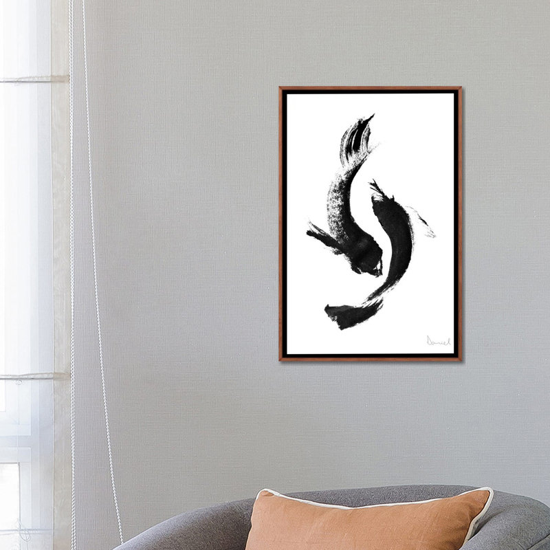 « Koi » par Dan Hobday-impression, H 26 po x l 18 po x P 1,5 po, Toile tendue