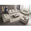 Canapé en cuir bleu marine EK8008-61959460