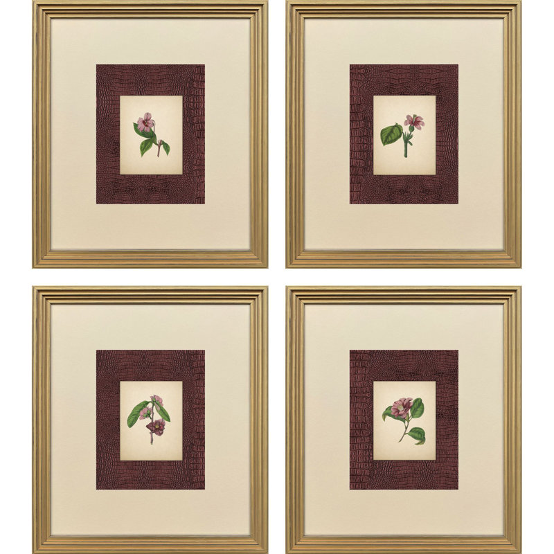 Art encadré rétro anémone