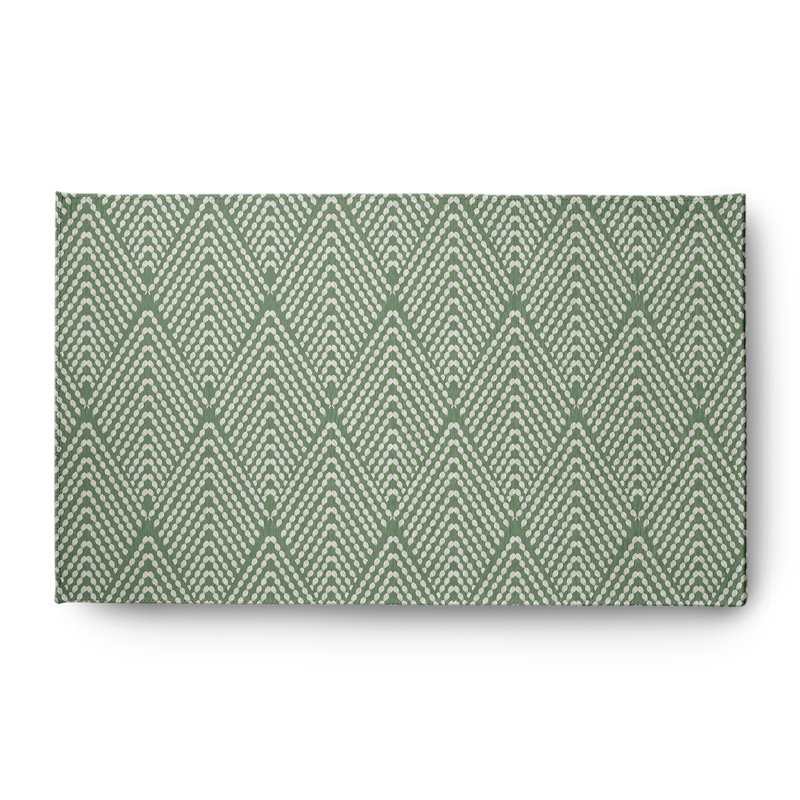 Tapis en chenille Cynde Diamond Spring, Rectangle 3 pi x 5 pi
