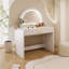 Coiffeuse de 39 po avec miroir et écran tactile, coiffeuse avec tiroir pour chambre à coucher