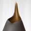 Frosted Vase w/Amber Casing-71272870-71272871