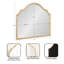 Large miroir mural arqué pour salle de bain-1531636081