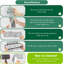 Serviteur de douche en acier inoxydable