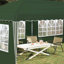 vidaXL Pop-up Party Tent 210D Oxford with Silver Coating Pop-Up Shelter Event-126787297