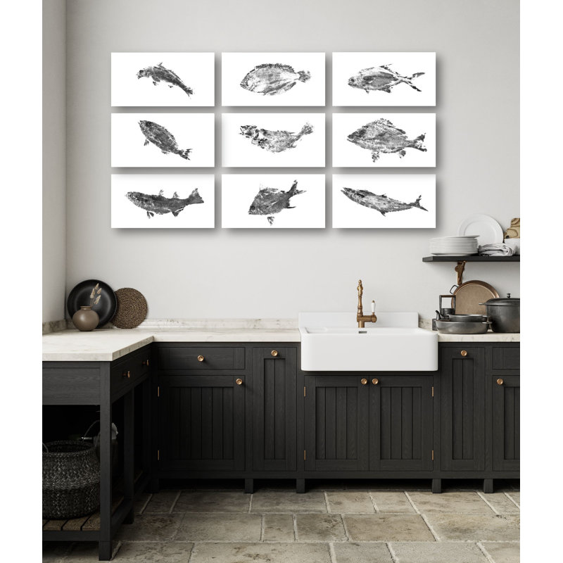 Black And White Fish Print by John Beard