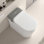 18.5″ Smart Bidet Toilet with Remote Control – Raised Tankless Toilet with LED Display and Auto Flush