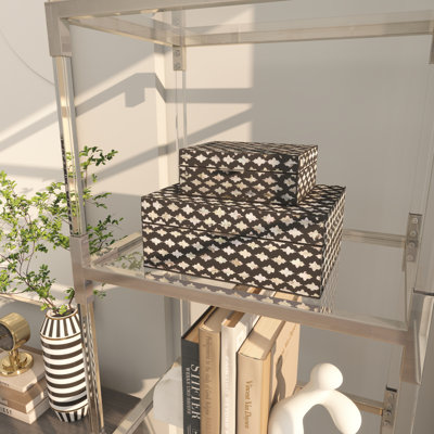 2 Piece Handmade Decorative Box Set