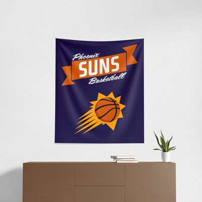 Northwest Polyester Nba Premium Suns Printed Wall Hanging In Multi-colored