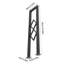 Rampe d'escalier en U (7,87 x 33,46 po)-103615826