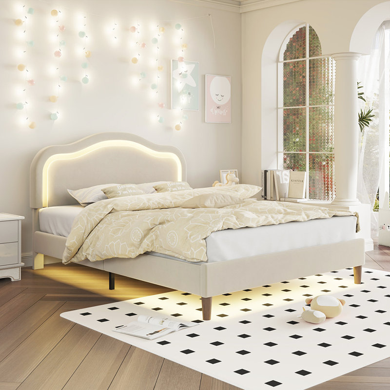 Lit Anola, Beige, Lit simple