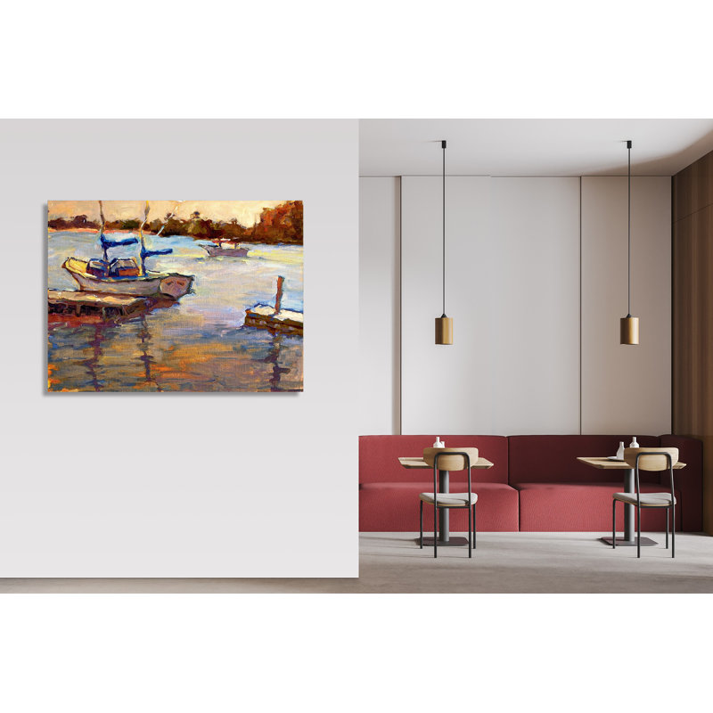 Funky voilier - reproduction d'artiste sur toile, H 36 po x l 48 po x P 2 po, Unframed