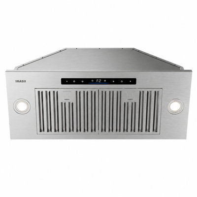 Hotte encastrable 36 pouces, hotte convertible en acier inoxydable 900 CFM, ultra silencieuse avec télécommande et lumière DEL