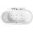 70.87'' x 37.37'' Whirlpool Acrylic Bathtub with Faucet