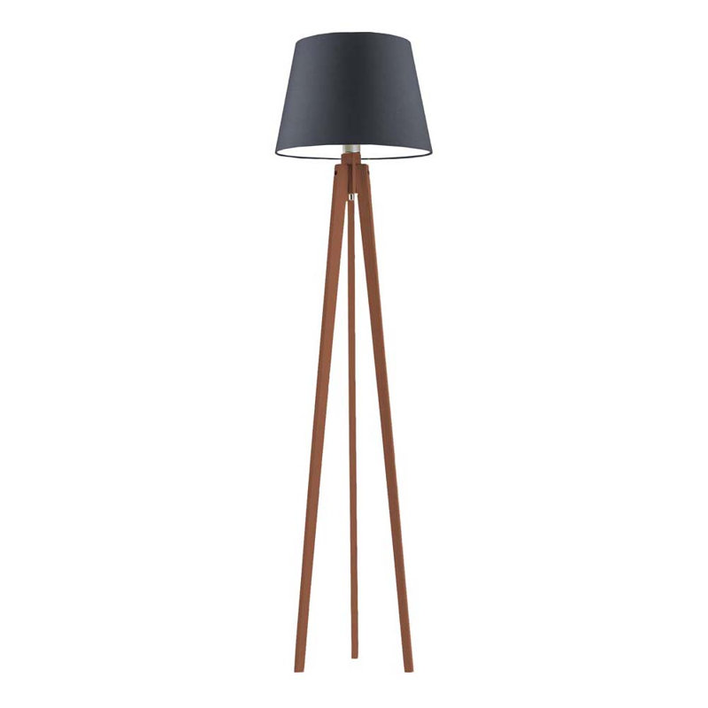 Araby 158cm Tripod Floor Lamp, Grey, Brown