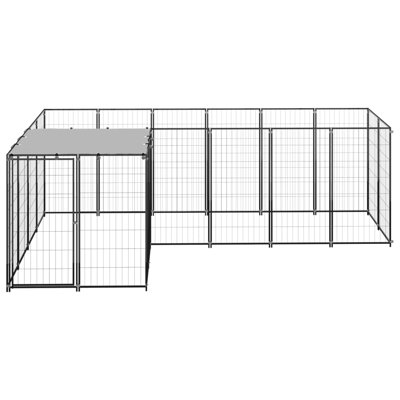 Pittman 43.31cm H Metal Yard Kennel With Door
