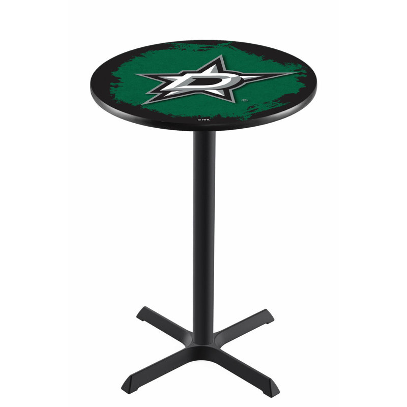 NHL Pub Table, Dallas Stars, 36" H x 30" L x 30" W