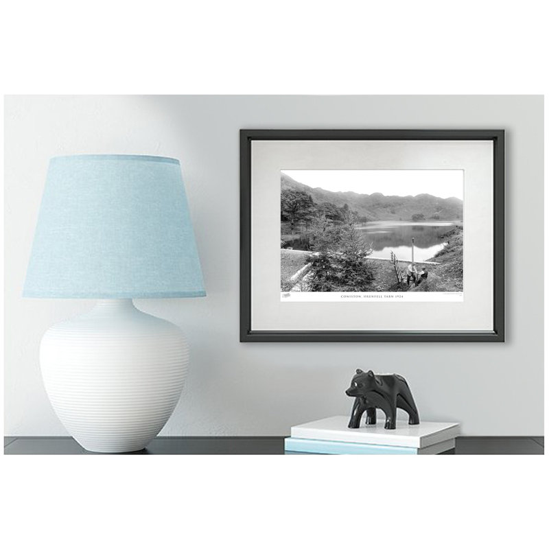 Coniston, Oxenfell Tarn 1924 by Francis Frith - Single Picture Frame Print, 45cm H x 60cm W x 2.3cm D