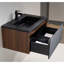 Meuble-lavabo mural simple 30 po avec plateau en résine-65999607