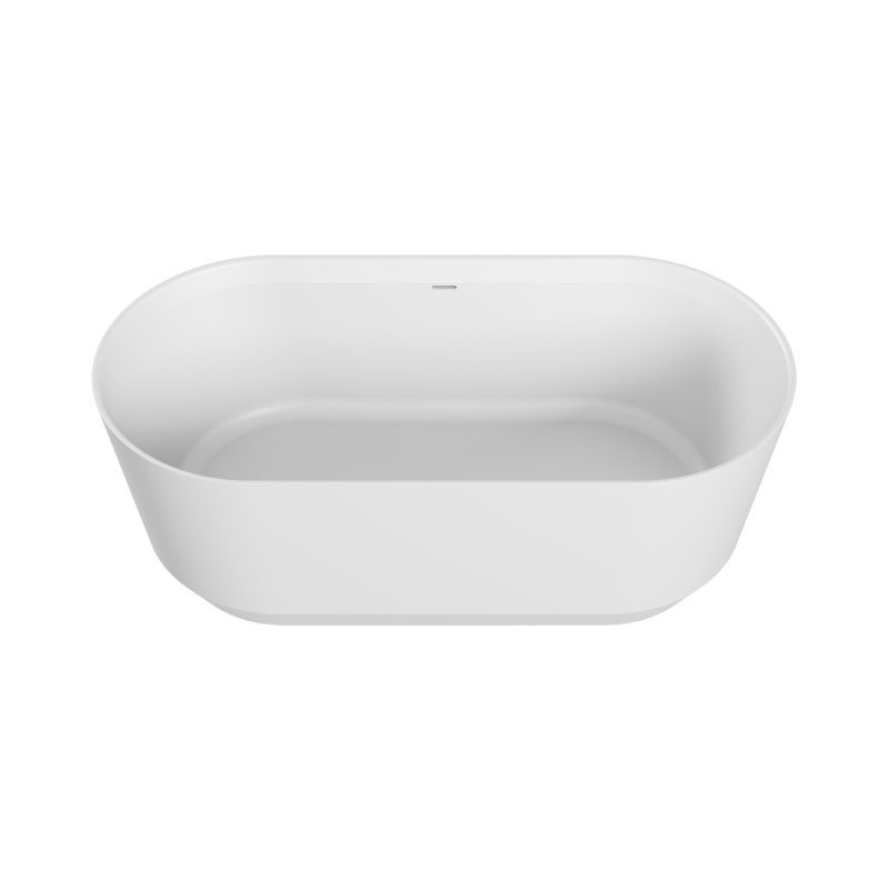 Acquabella Venet Soaker Tub, Gloss White