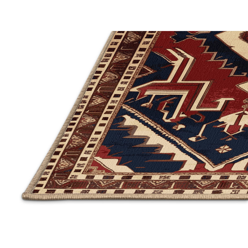 Tapis brun lavable à la machine, Rectangulaire 2 pi x 3 pi