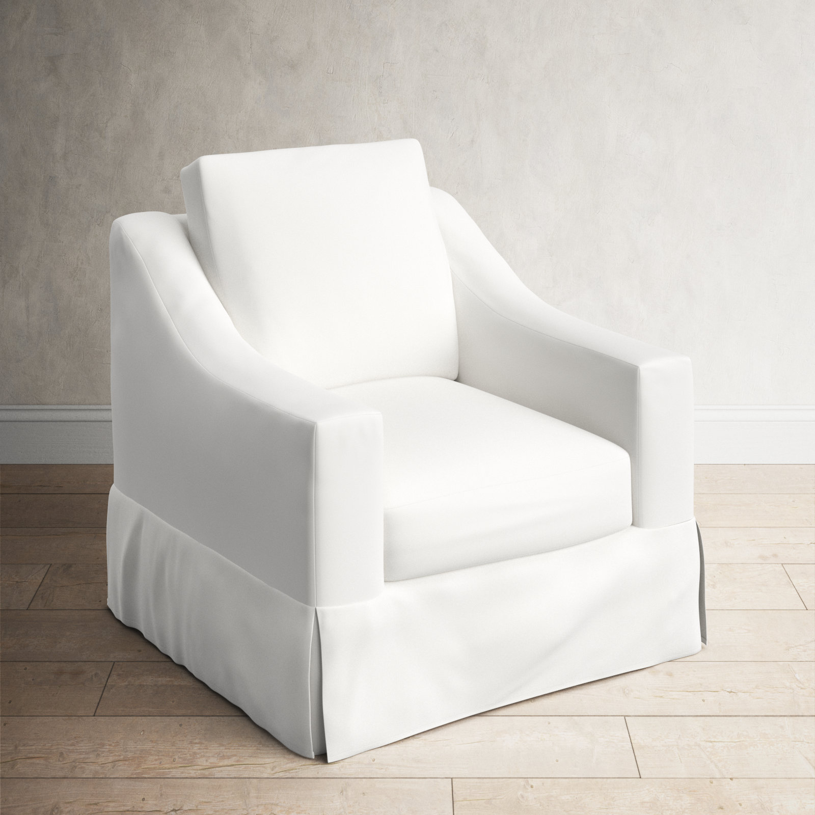 Cranbrook Upholstered Armchair, Bayou Off White Canvas