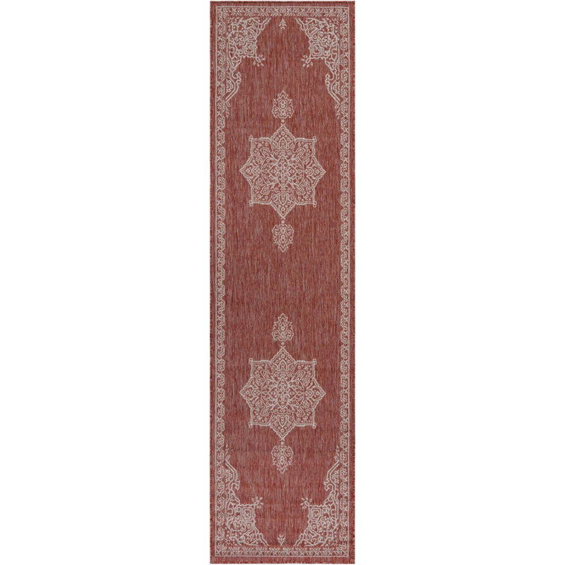 Tapis transitionnel Tollefson Brandy, Tapis de couloir 2 pi 7 po x 10 pi