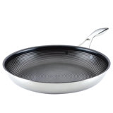 Circulon Clad Stainless Steel Frying Pan with Hybrid SteelShield Nonstick, 12.5-Inch