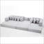 Nouveau canapé-lit modulaire surdimensionné New Arrived, canapé-lit convertible en forme de L avec huit coussins décoratifs-1414239635