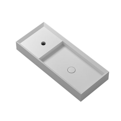 Cut 35.4'' L Bathroom Sink